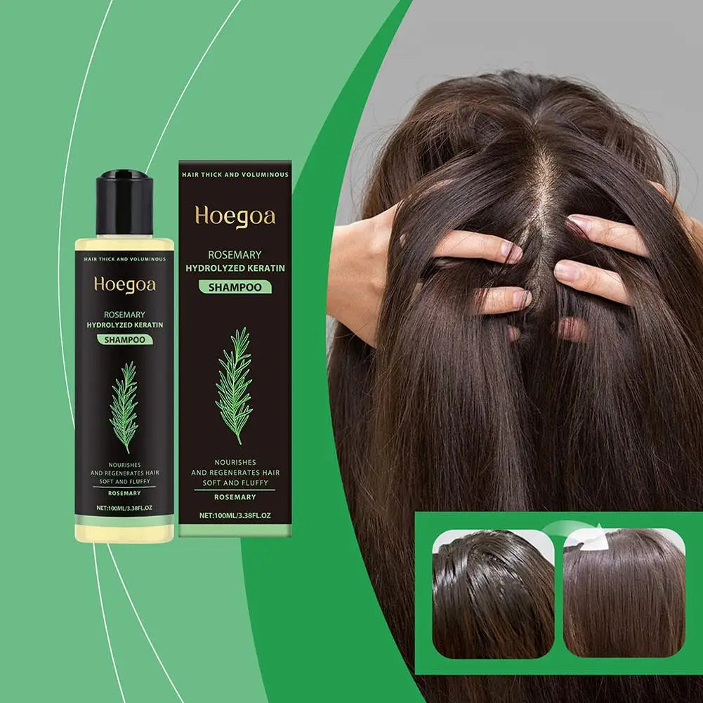 1/2PCS Rosemary Hair Growth Shampoo Organic Rosemary Oil for Hair Growth, Natural anti Loss Thickening Shampoo for Thinning Hair